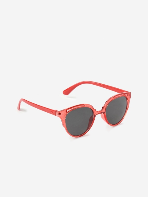 

DukieKooky Girls Black Lens & Red Cateye Sunglasses with UV Protected Lens 900283
