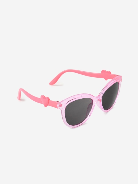 

DukieKooky Girls Black Lens & Pink Cateye Sunglasses with UV Protected Lens - 900286