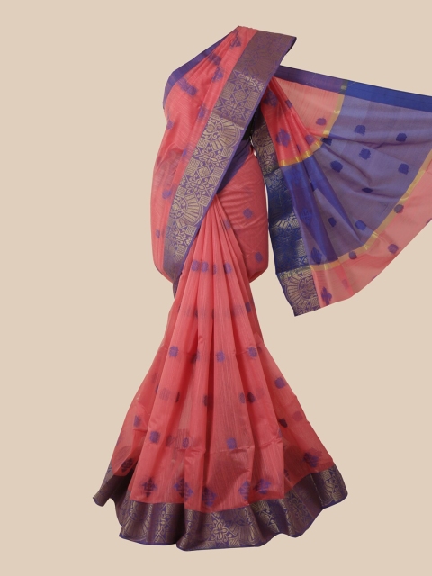 

Pothys Pink Ethnic Motifs Saree