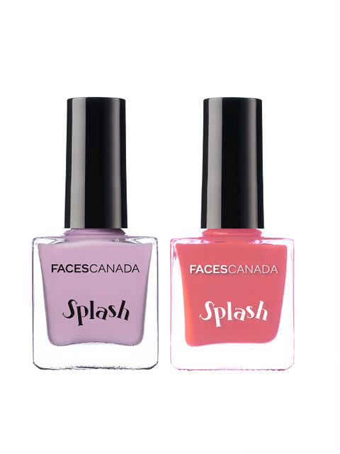 

FACES CANADA Set of 2 Splash Nail Enamels, Lavender