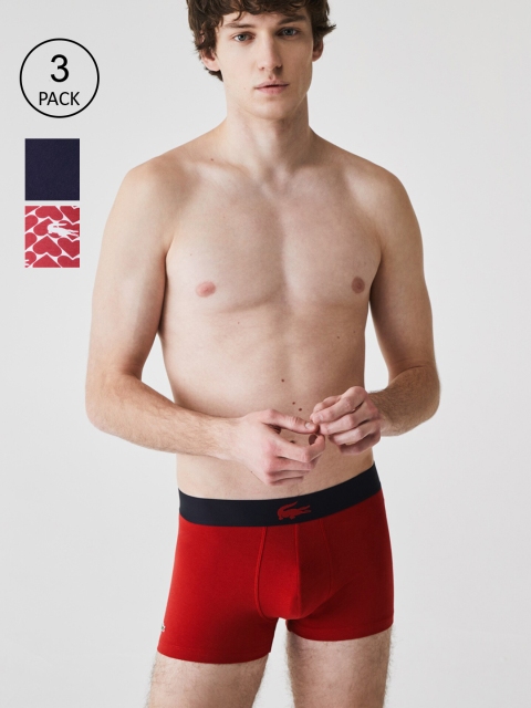 

Lacoste Men Pack Of 3 Assorted Trunks 5H99966RP