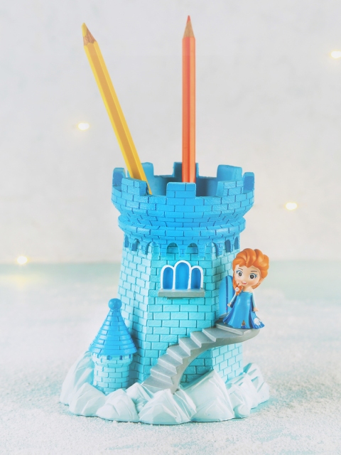 

Bigsmall Blue & White Frozen Stationery Holder