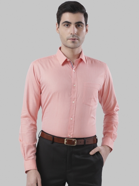 Next Look Men Orange Slim Fit Casual Shirt
