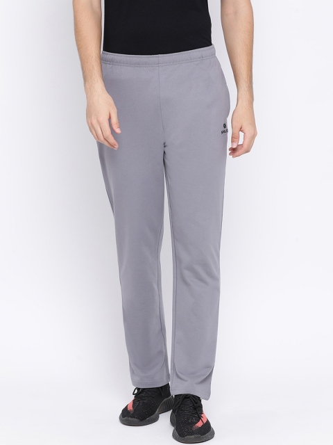 

Spolei Men Grey Solid Slim-Fit Cotton Track Pants