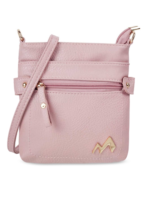 

Metro Peach PU Structured Sling Bag