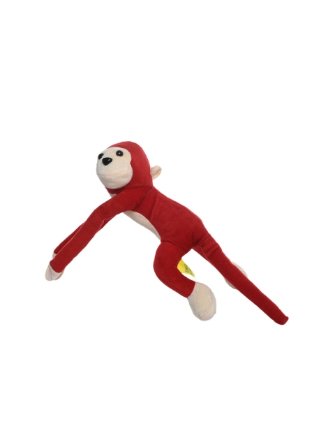 

DukieKooky Unisex Kids Red & Beige Musical Hanging Monkey Soft Toy