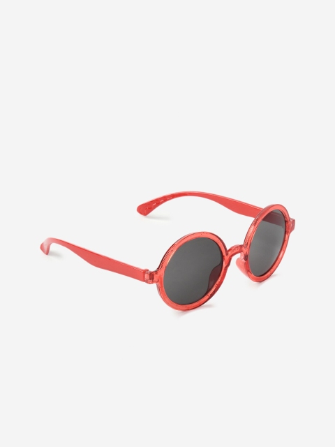 

DukieKooky Girls Black Lens & Red Round Sunglasses with UV Protected Lens 900295