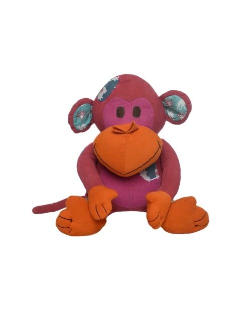 

DukieKooky Kids Red & Orange Monkey Soft Toy