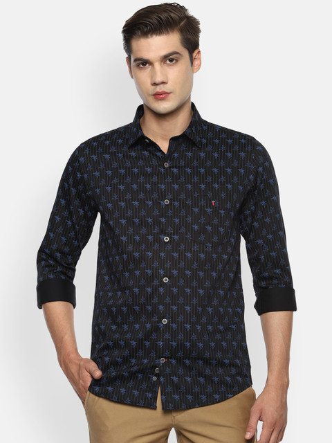 

Louis Philippe Sport Men Navy Blue Slim Fit Printed Casual Shirt