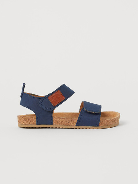 

H&M Girls Blue Solid Open-Toe Sandals