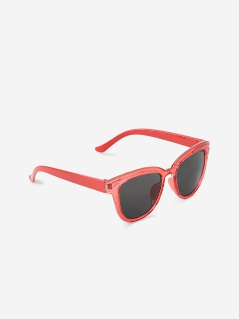 

DukieKooky Girls Black Lens & Red Square Sunglasses with UV Protected Lens 900291