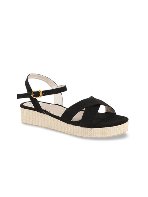

Shoetopia Black Suede Wedges
