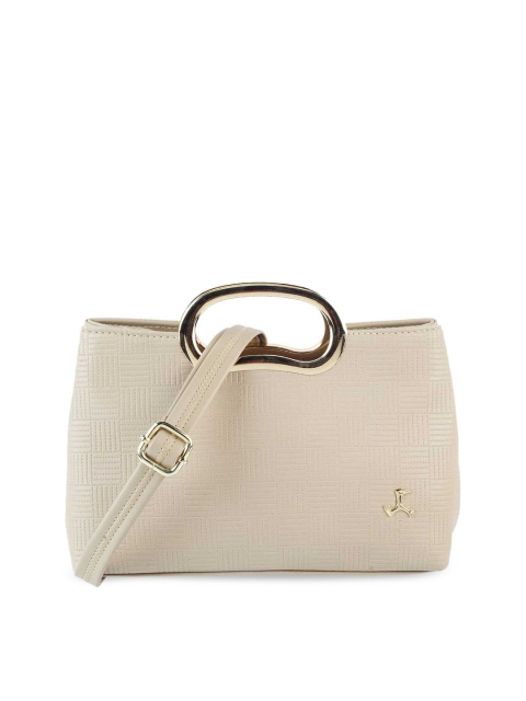 

Mochi Beige Textured PU Oversized Bucket Hobo Bag
