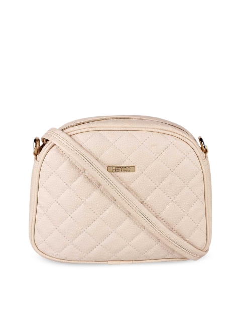 

Metro Beige PU Structured Sling Bag