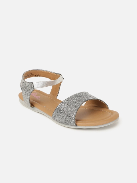 

Kids Ville Barbie Girls Silver Barbie Featured PU Comfort Sandals
