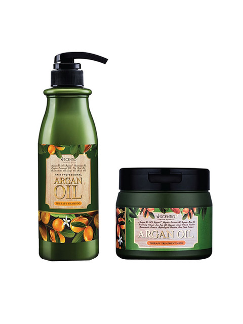 

BEAUTY BUFFET Scentio Hair Professional Argan Oil Therapy Shampoo & Treatment Mask, Na
