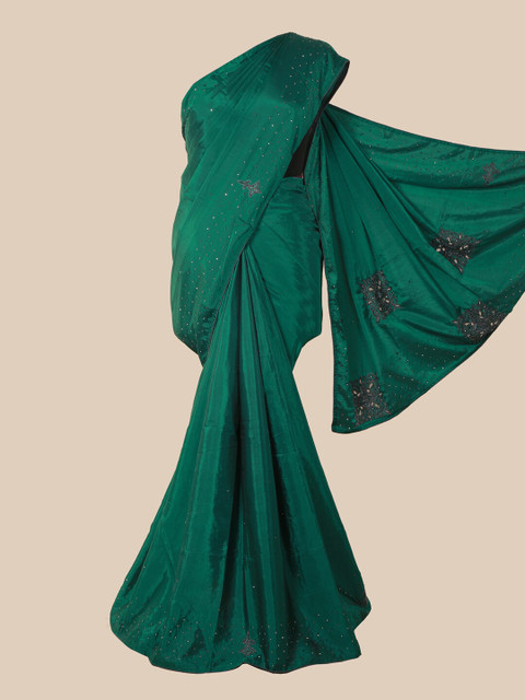 

Pothys Green & Grey Art Silk Saree
