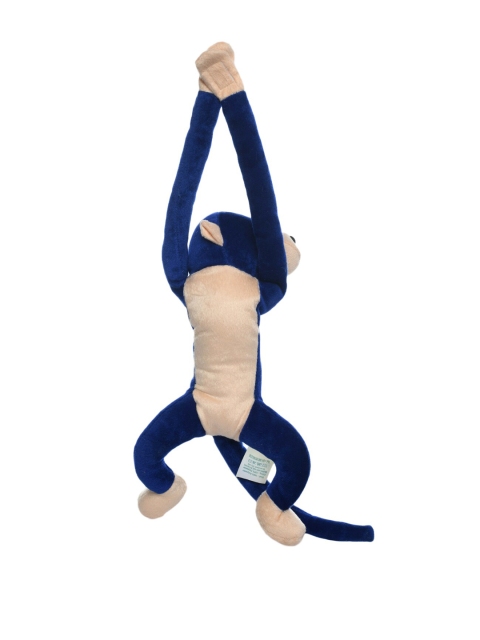 

DukieKooky Unisex Kids Blue & Beige Musical Hanging Monkey Soft Toy