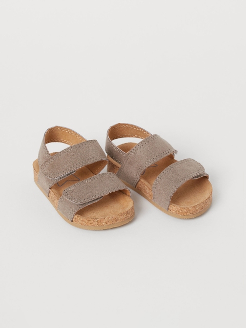 

H&M Girls Grey Solid Sandals