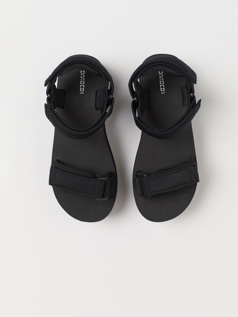 

H&M Women Black Solid Platform Sandals