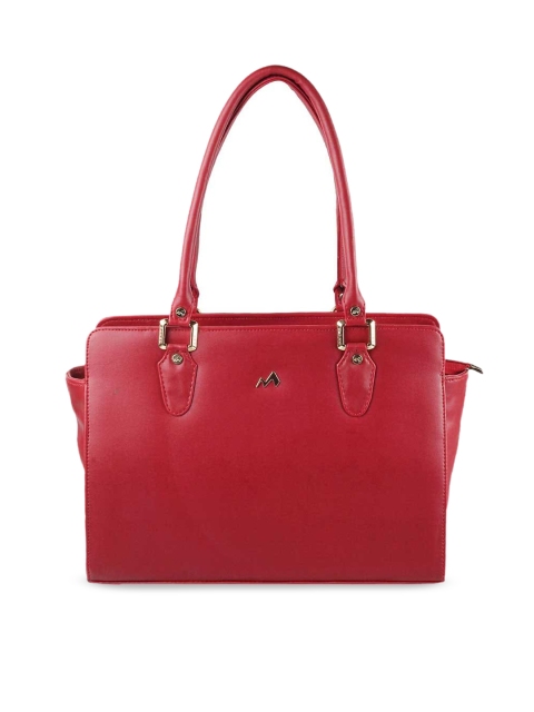 

Metro Maroon PU Structured Shoulder Bag