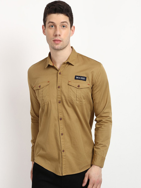 

V2 Value & Variety Men Khaki Casual Shirt