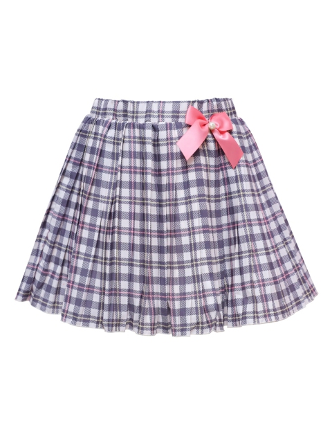 

Daffodils GIRLS WEAR Girls Grey Checked Knee-Length Skirt