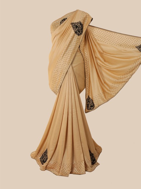 

Pothys Cream Art Silk Saree