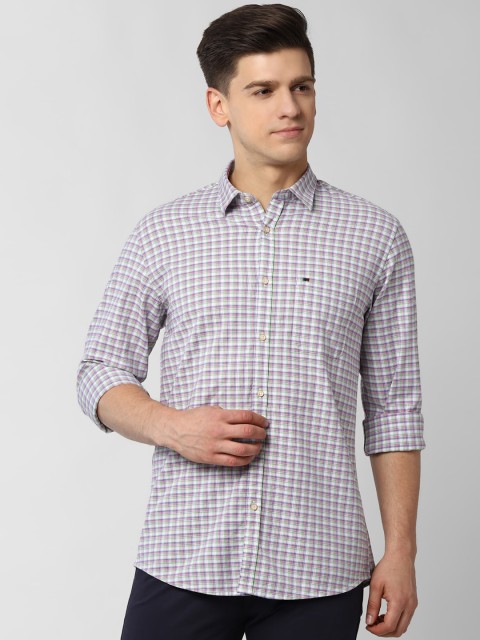 

Peter England Casuals Men Multi Slim Fit Checked Casual Shirt