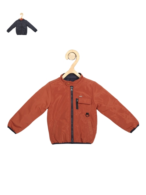 

Allen Solly Junior Boys Brown & Black Reversible Padded Jacket