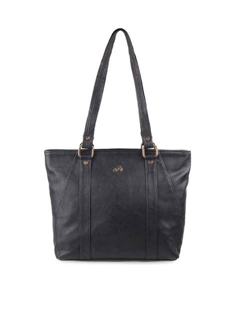 

Metro Black PU Shopper Shoulder Bag