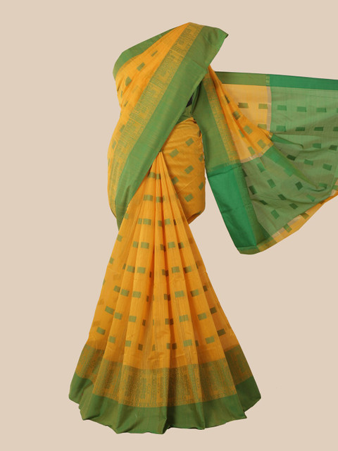 

Pothys Yellow & Green Saree