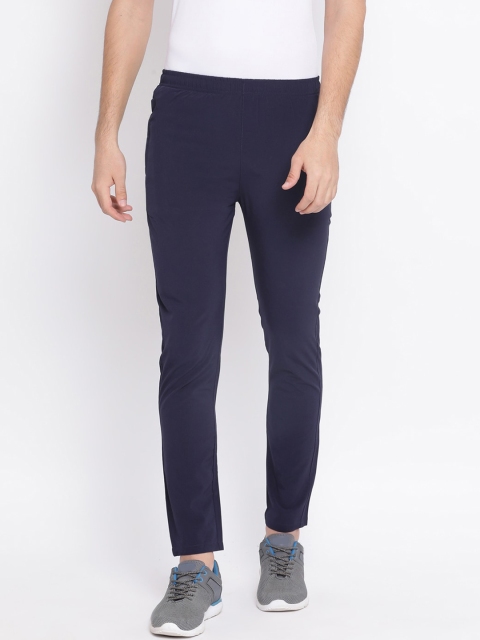 

Spolei Men Navy Blue Solid Slim-Fit Track Pants