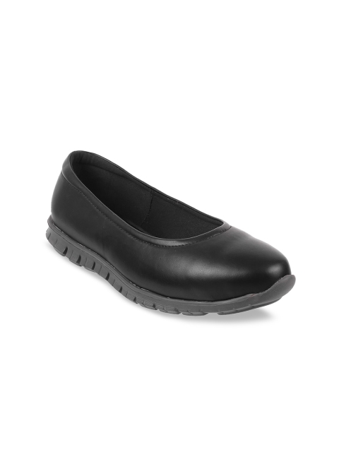 

Mochi Women Black Ballerinas Flats