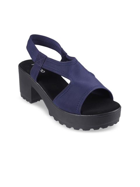 

Metro Navy Blue Block Sandals