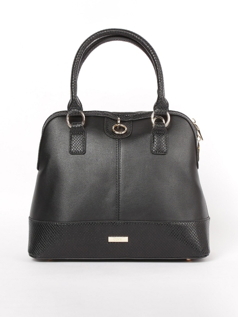 

CODE by Lifestyle Black Textured Structured Handheld Bag