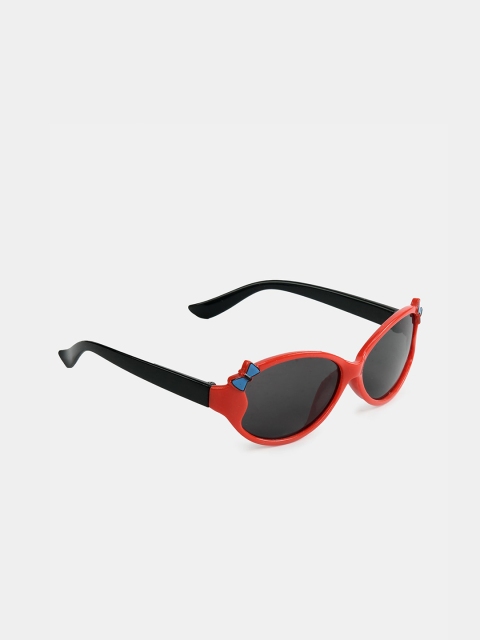 

DukieKooky Girls Black Lens & Red Cateye Sunglasses with UV Protected Lens 900337