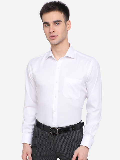 

Greenfibre Men White Formal Shirt