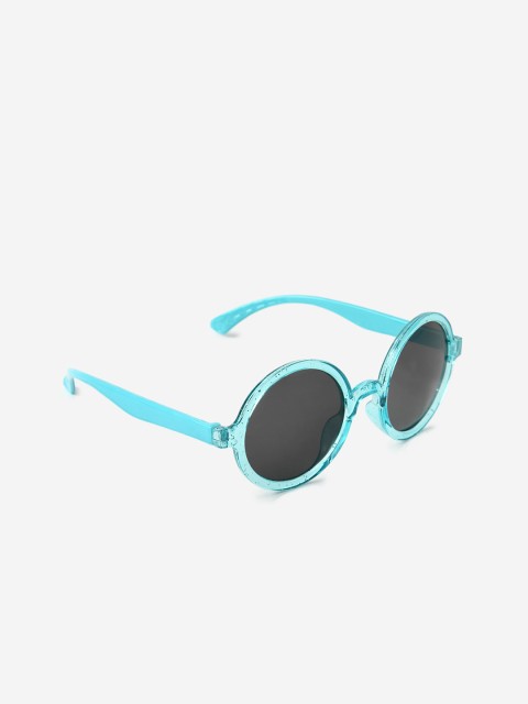 

DukieKooky Girls Black Lens & Blue Round Sunglasses with UV Protected Lens