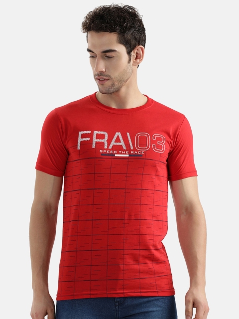 

V2 Value & Variety Men Red Typography Printed T-shirt