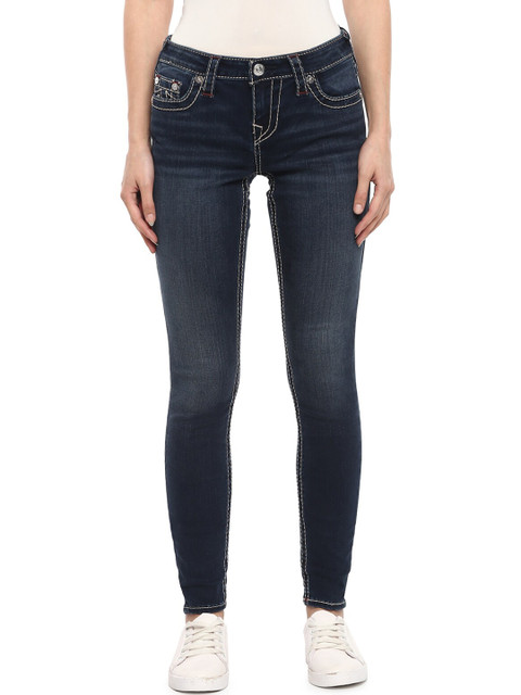 

True Religion Women Slim Fit Blue Jeans
