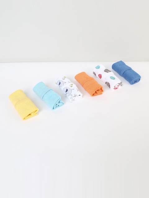 

max Boys Pack of 6 Cotton Napkins, Multi