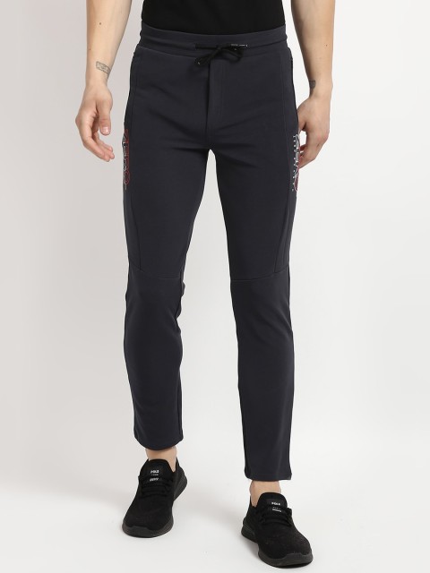 

V2 Value & Variety Men Grey Straight-Fit Cotton Track Pants