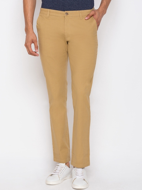 

Globus Men Khaki Slim Fit Regular Trousers
