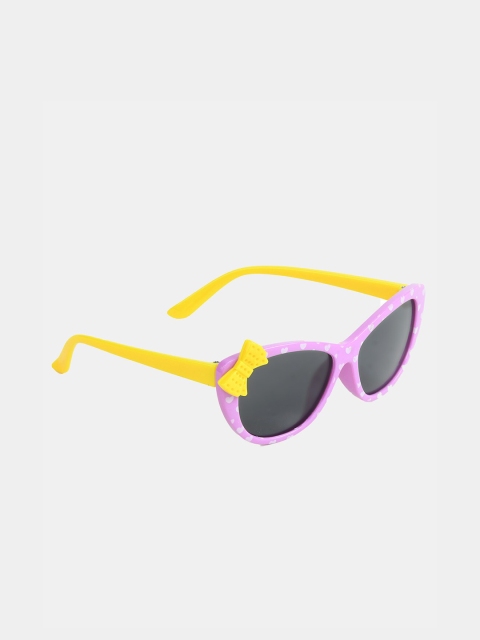 

DukieKooky Girls Black Lens & Purple Cateye Sunglasses with UV Protected Lens 900346