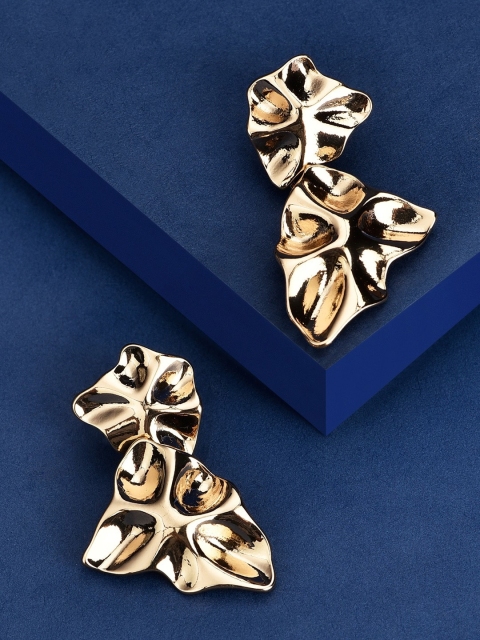 

DFG CRINKLED SHORT DROP, Gold