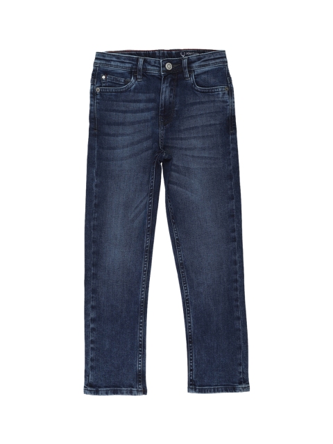 

Allen Solly Junior Boys Navy Blue Slim Fit Light Fade Stretchable Jeans