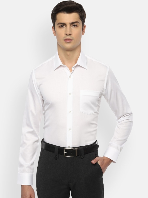 

Van Heusen Men White Slim Fit Formal Shirt