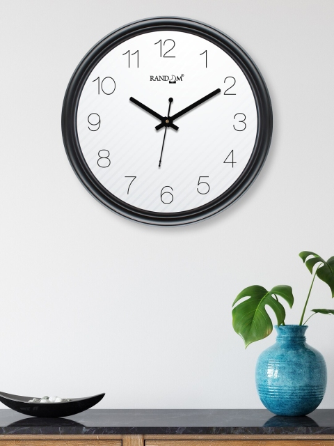 

RANDOM White & Black Contemporary Wall Clock