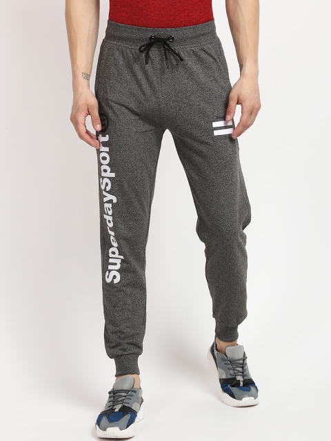 

V2 Value & Variety Men Grey & White Straight-Fit Typography Detail Joggers